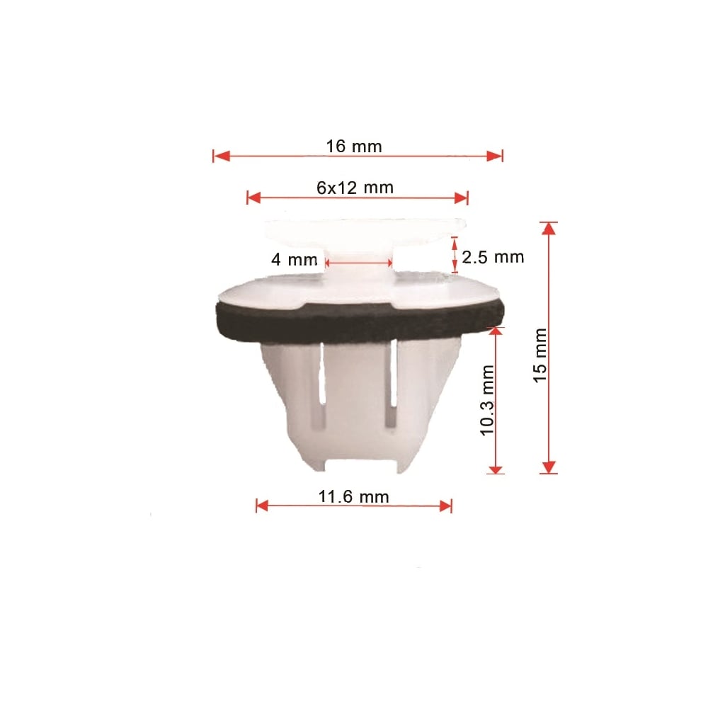Клипса подкрылка 10 шт AVERS 76882JG10A-10