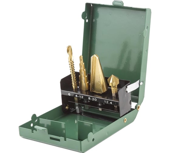 Изображение товара Набор сверл комбинированных HSS 4 шт. ROCKFORCE RF-44705(29878)