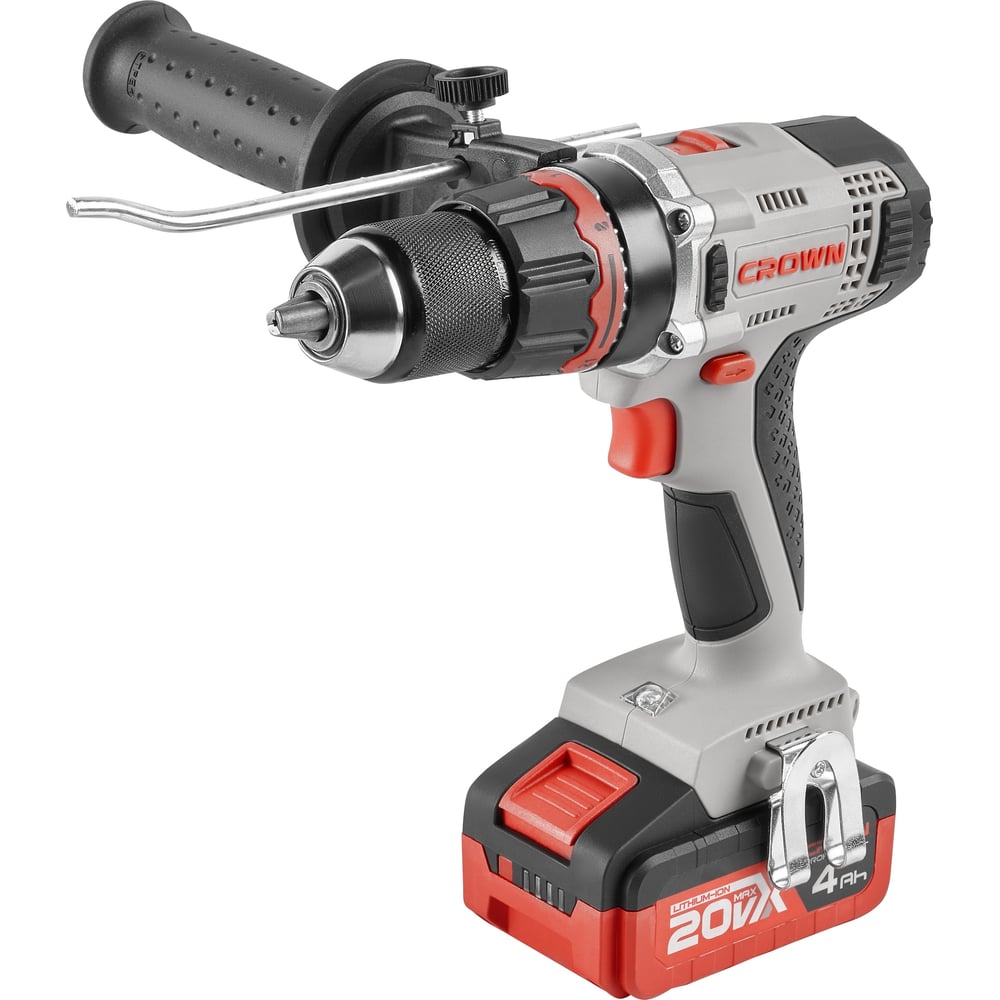 Аккумуляторная дрель-шуруповерт Crown CT21076HMX-4 BMC
