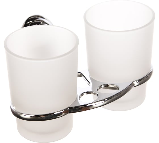 Изображение товара Двойной подстаканник Solinne 15122, хром, стекло-сатин 2546.101