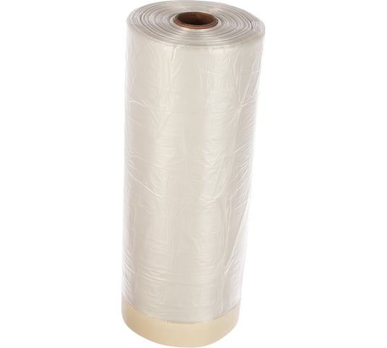 Изображение товара Защитная пленка с клейкой лентой TOOLBERG 2008104, 170 см х 33 м 90002684941