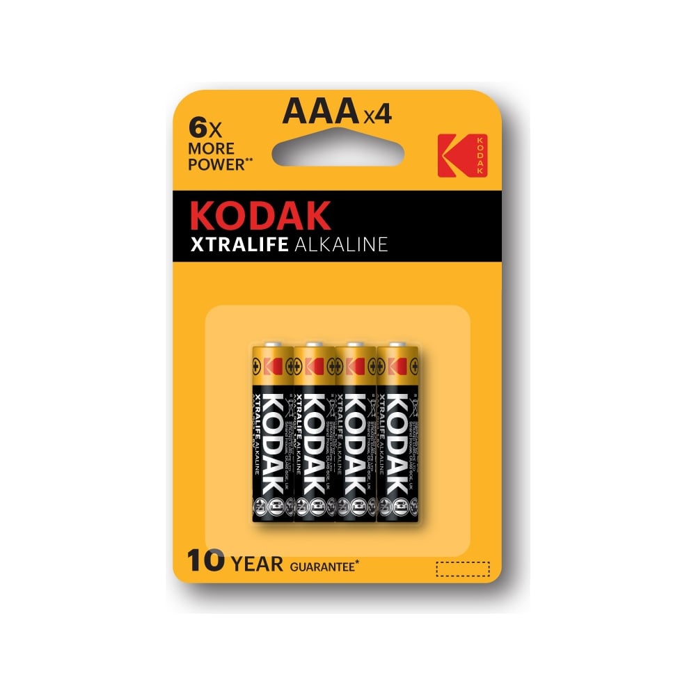 Щелочная батарейка KODAK батарейка aaa lr03 щелочная 4 шт impulse