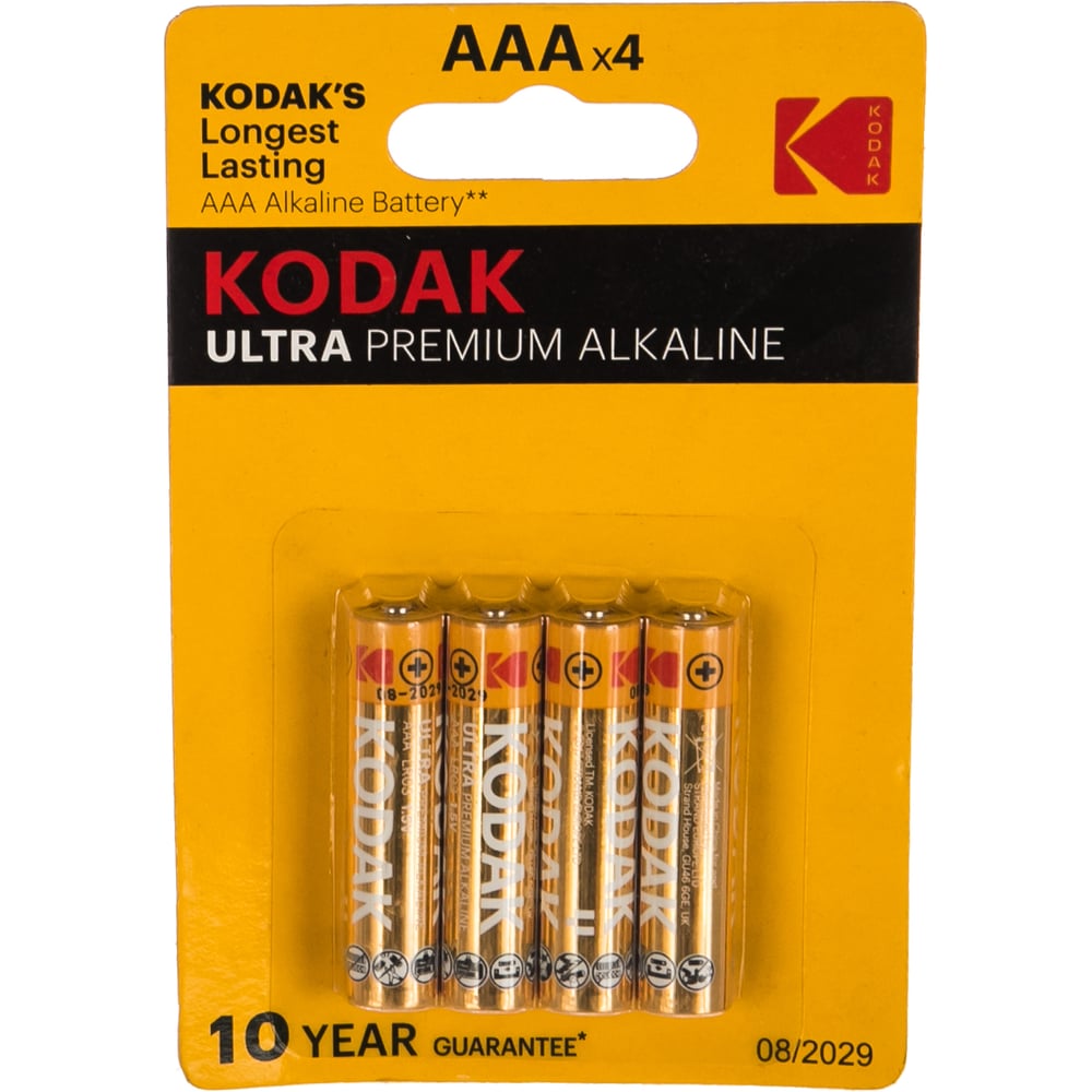 Щелочная батарейка KODAK батарейка aaa lr03 щелочная 4 шт impulse
