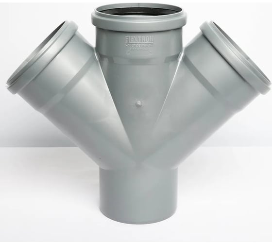 Изображение товара Крестовина для внутренней канализации Flextron d 110x110x110 мм 45 градусов145688