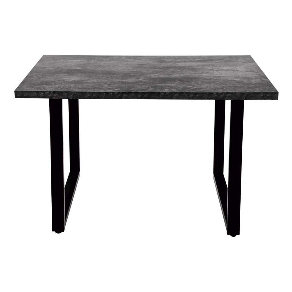 Изображение товара Обеденный п-образный стол Alternative бетон темный 1200x800x750 для кухни и столовой