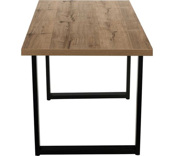 Изображение товара Обеденный стол Alternative п-образный, дуб веллингтон табак, 9761 пч, 38 мм, 1200x800x750, в 1 коробке 00000053996