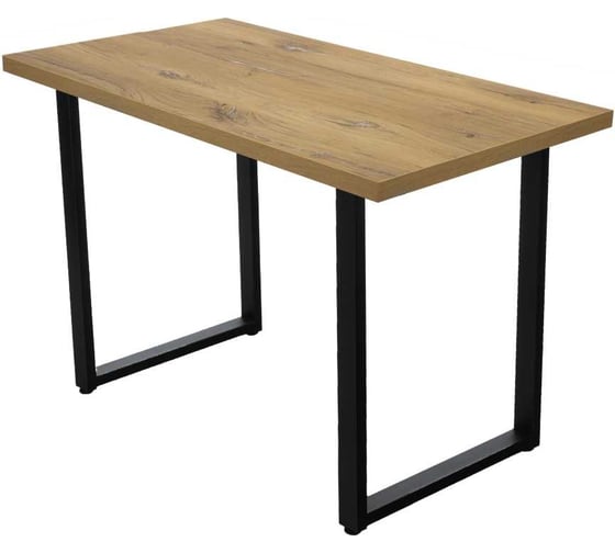 Изображение товара Обеденный стол Alternative п-образный, дуб флагстафф, 9781 пч, 38 мм, 1200x800x750, в 1 коробке 00000053861