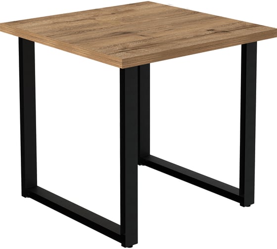 Изображение товара Обеденный стол Alternative п-образный, дуб веллингтон табак, 9761 пч, 38 мм, 800x800x750, в 1 коробке 00000054006