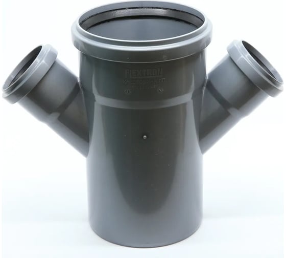 Изображение товара Крестовина для внутренней канализации Flextron d 110x50x50 мм, 45 градусов 148042