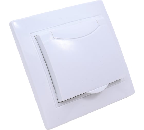 Изображение товара Розетка Intro 1Э20301 2PE Schuko с крышкой, 16А, 250В, СУ, б.л., Plano, Б0038829