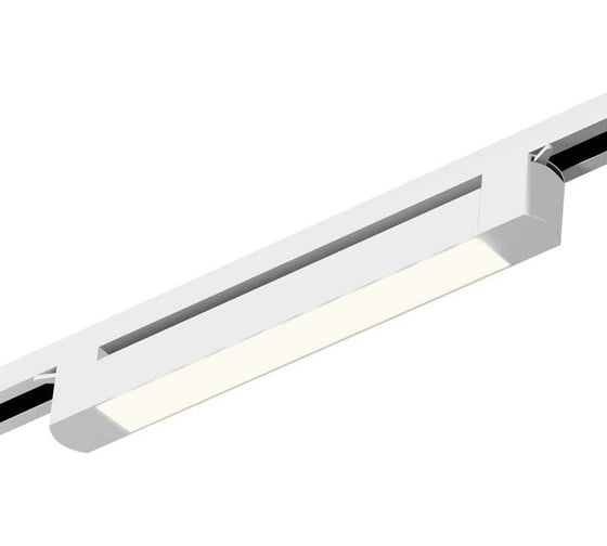 Изображение товара Трековый светодиодный светильник Wolta 30Вт, 4000К дневной свет, 2400лм, защита IP40, поворотный, линейный, белый WTL-30W/03W