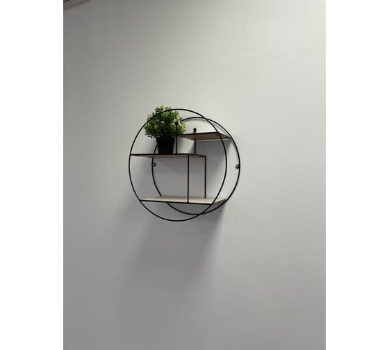 Изображение товара Настенная полка M-GROUP ЛУНА малая черная 16170445