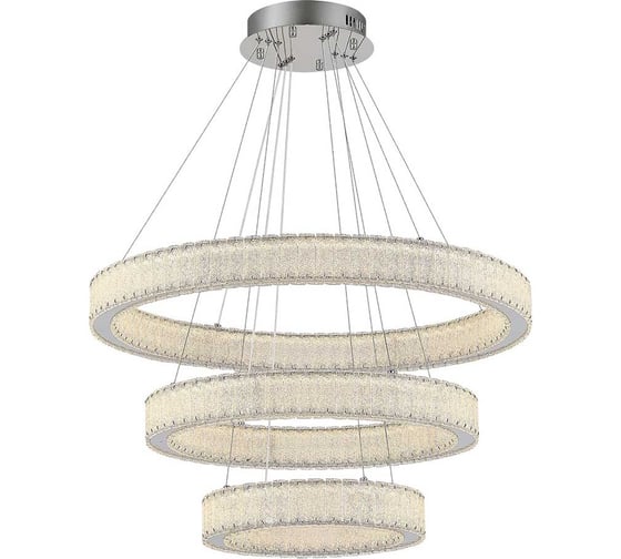 Изображение товара Подвесная люстра ST luce хром/хром led, 3x95w 3000k, SL6008.103.03