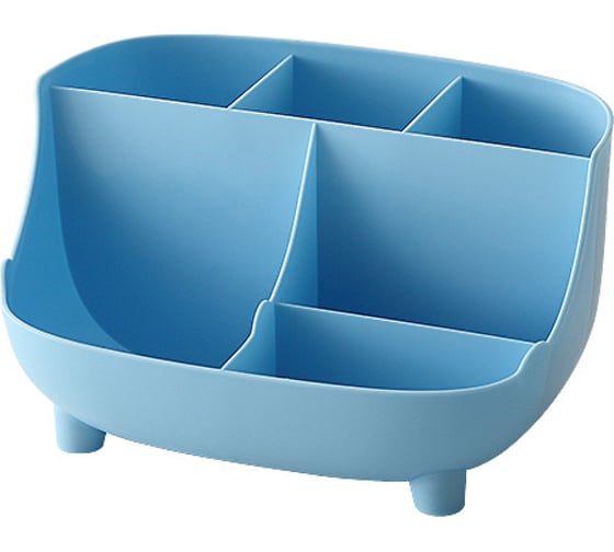 Изображение товара Подставка-органайзер для канцелярии и мелочей MasterProf голубой HS.130280