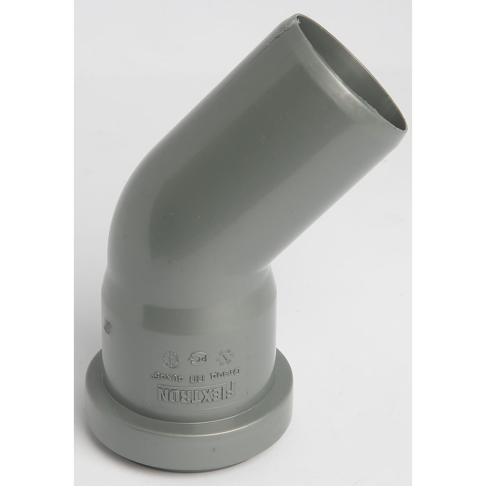 Изображение товара Отвод для внутренней канализации Flextron d 40 мм, 45 градусов 145816