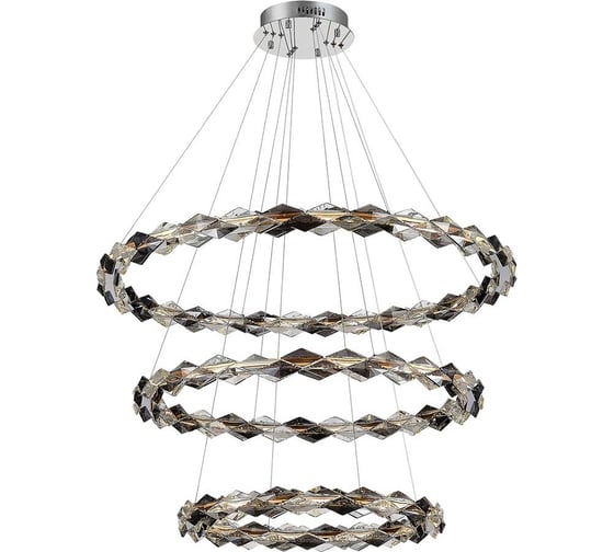 Изображение товара Подвесная люстра ST luce золотистый/прозрачно-дымчатый led, 1x75w 3000k, SL6009.103.03