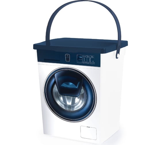 Изображение товара Контейнер для стирального порошка ПОЛИМЕРБЫТ 8,5 л, белый 435931100