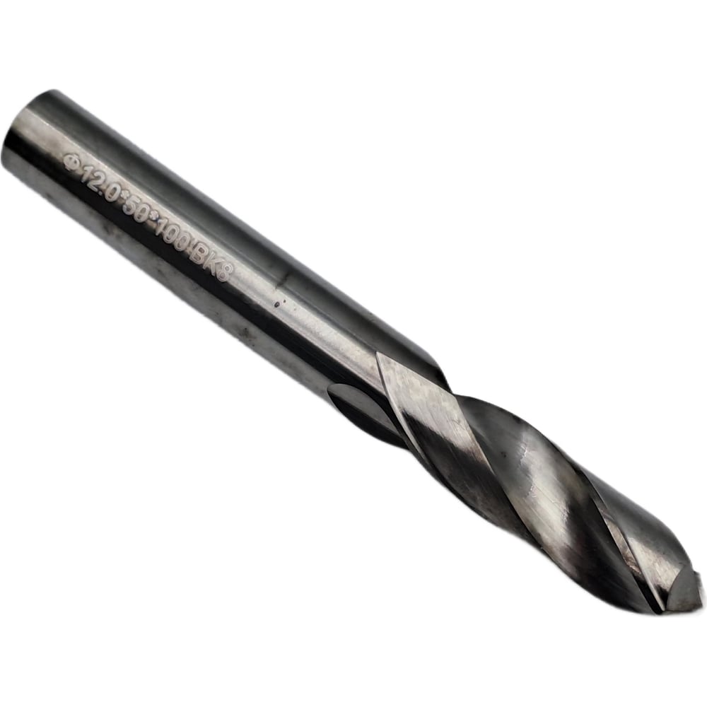 Изображение товара Сверло по металлу 12х50х100 мм монолитное твердосплавное TORNERI T018473