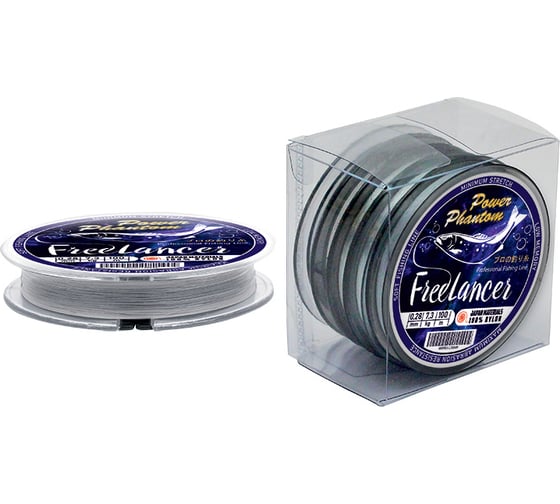 Изображение товара Леска Power Phantoм Freelancer, 0.12мм, 1.8 кг, 100м PPFRC100012