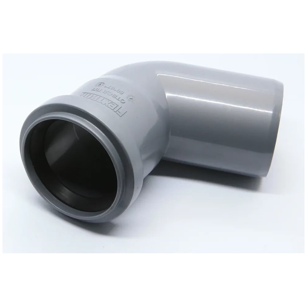 Изображение товара Отвод для внутренней канализации Flextron d 50 мм, 67 градусов 148006