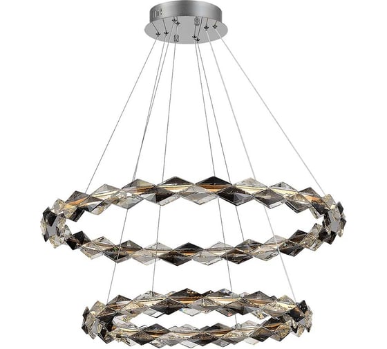 Изображение товара Подвесная люстра ST luce золотистый/прозрачно-дымчатый led, 1x45w 3000k, SL6009.103.02