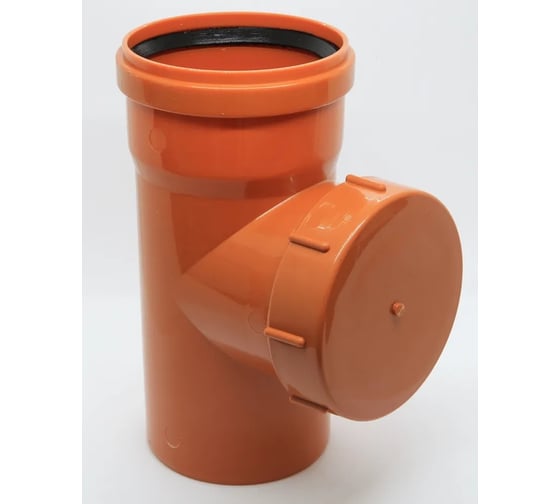 Изображение товара Ревизия с крышкой для наружной канализации Flextron d 110 мм 138871