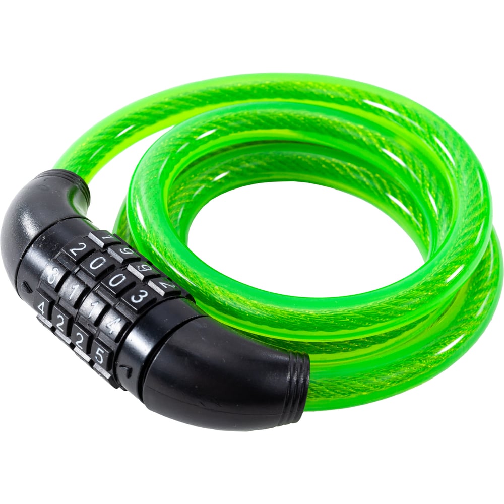 Изображение товара Победит кодовый велосипедный замок d-12мм L-1200 мм влагозащищенный