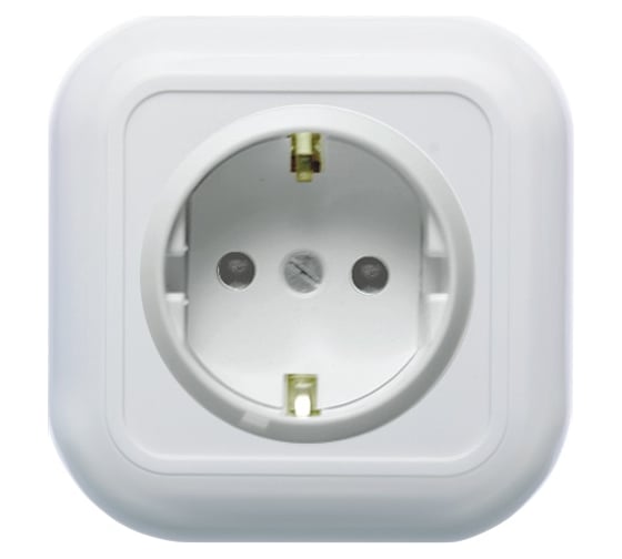 Изображение товара Розетка Кунцево-Электро ВАЛЕНТИНА открытой установки, одноместная с з/к, з/ш РА16-315 7642