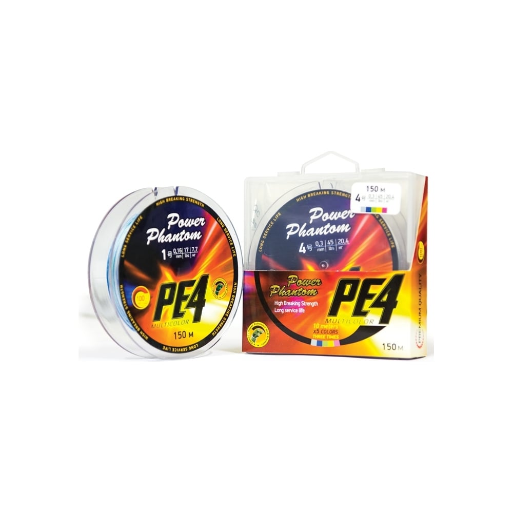Изображение товара Шнур Power Phantom PE4 150 м разноцветный 0.27 мм