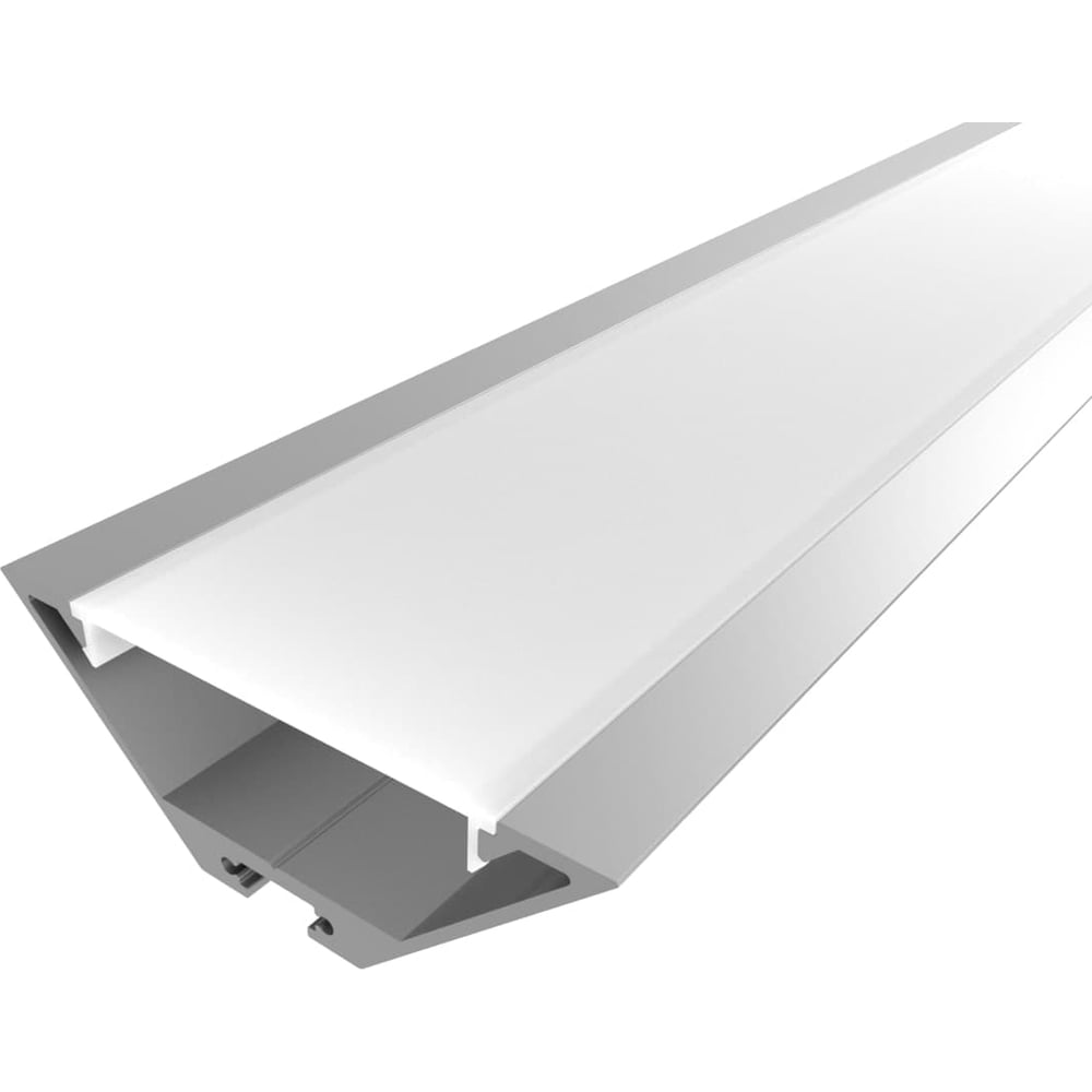 Изображение товара Комплект алюминиевого профиля для светодиодных лент Ledcraft LC-LPU2364M44-2 угловой 2000 мм