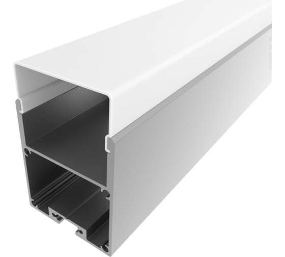 Изображение товара Комплект алюминиевого профиля Ledcraft с экраном и заглушками LC-LP4034M36-2 1617000080