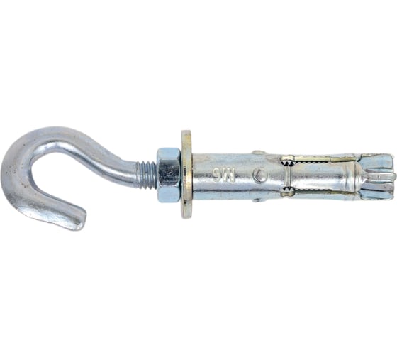 Изображение товара Распорный анкер c крюком Friulsider fm744 м6, 10x40 мм, zn, 2 шт. ФАС 76006 2 11