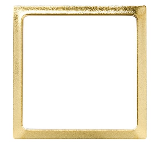 Изображение товара Декоративная вставка Simon в рамку базовую с вырезом, S27 Play, золото 2700670-066