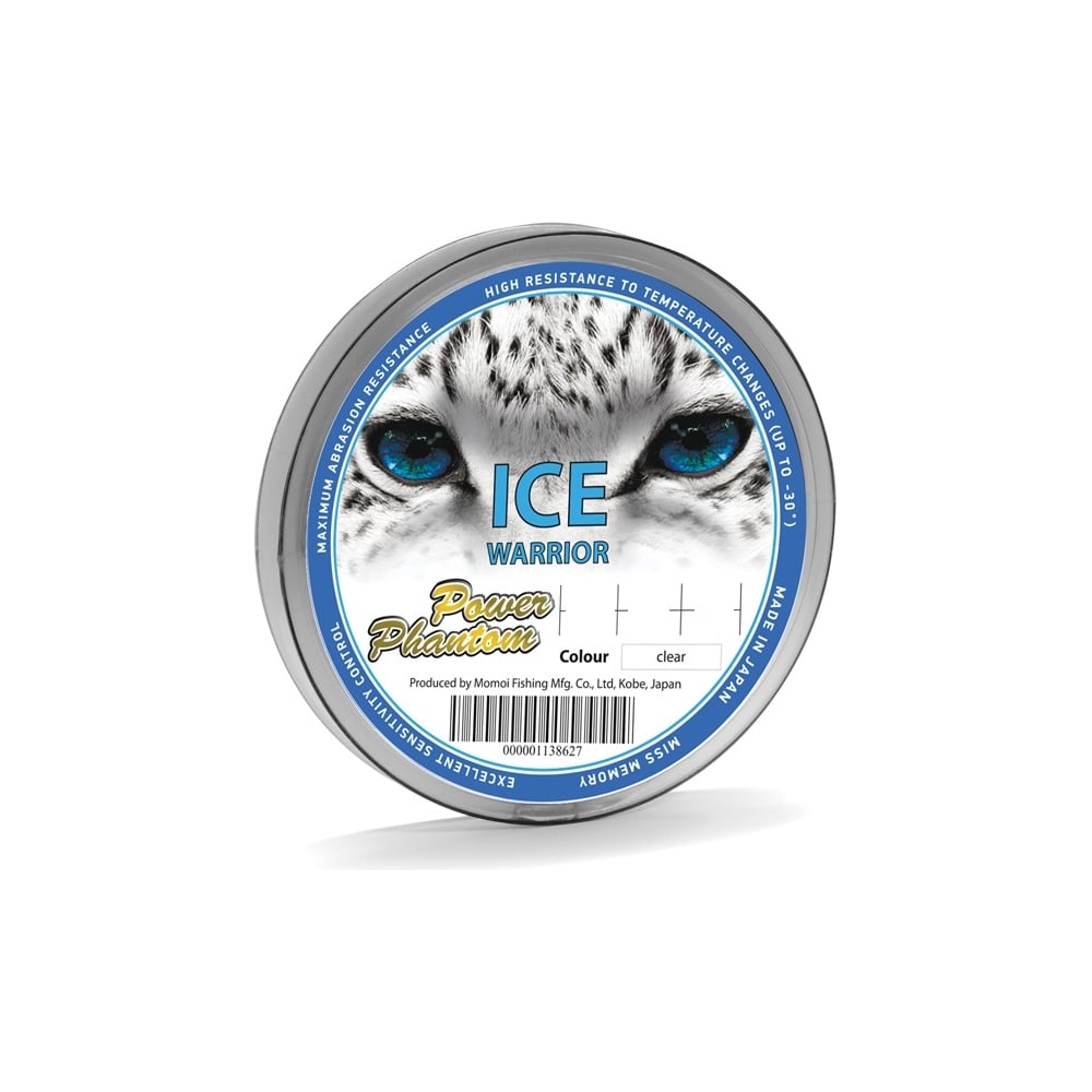 Изображение товара Леска Power Phantoм Ice Warrior, 0.25мм, 6,2 кг, прозрачный, 30м PPIWC30025