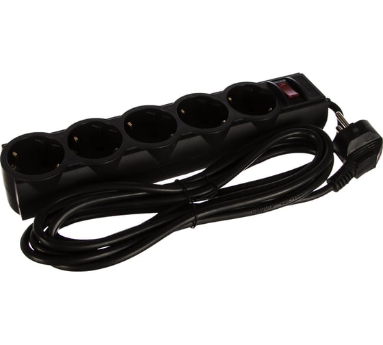 Изображение товара Сетевой фильтр PERFEO POWERX 3,0м 5 розеток черный 30 013 680