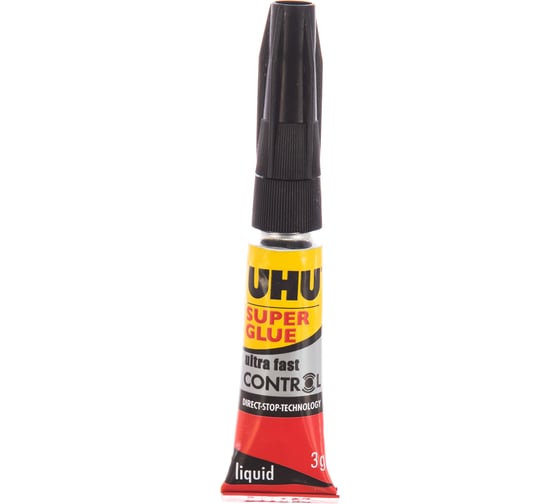 Изображение товара Универсальный секундный суперклей UHU ГЛЮ КОНТРОЛЬ 3 г 36015