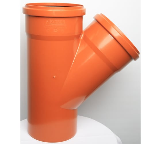 Изображение товара Тройник для наружной канализации Flextron d 160/160 мм, 45 градусов 145012