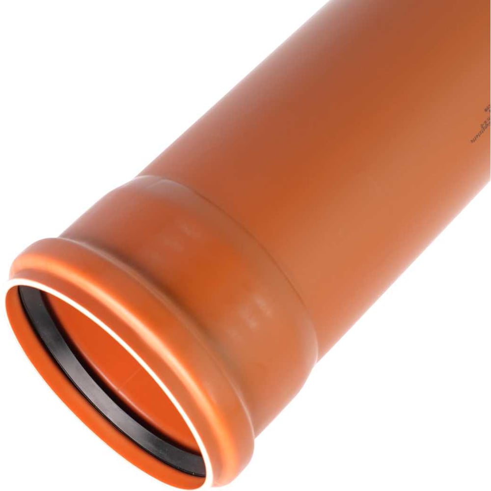 Изображение товара ПВХ труба для наружной канализации 125 мм 5 м Ostendorf профессиональная