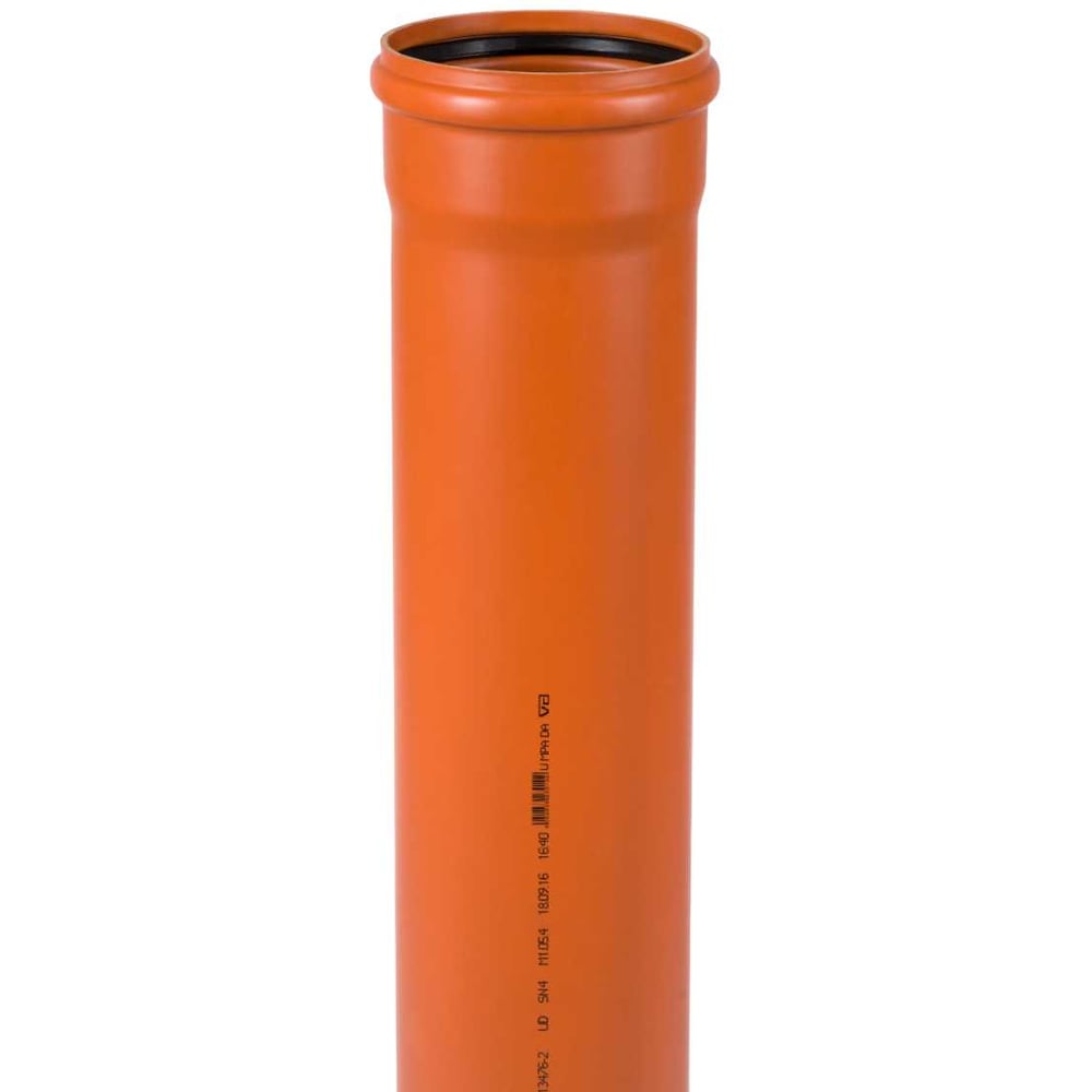 Изображение товара Труба ПВХ наружной канализации Ostendorf 200х2000 мм, класс SN4, оранжевая