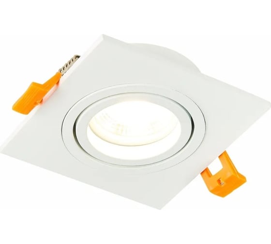 Изображение товара Встраиваемый светильник ALMA LIGHT белый gu10 1x50w l92xw92xh27 220v, без лампы, ALD00193WH-MK1-GU10.1x50W