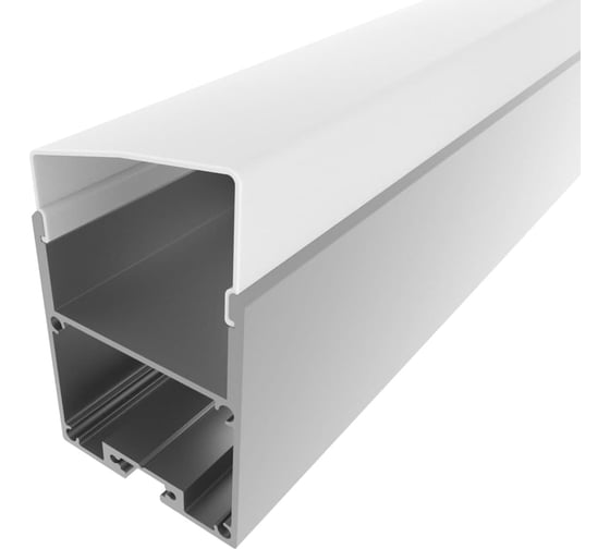 Изображение товара Комплект алюминиевого профиля Ledcraft с экраном и заглушками LC-LP4034M36T-2 1617000081
