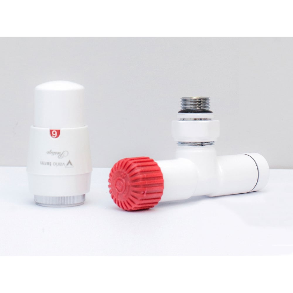 Изображение товара Комплект термоголовки Vario Term Unico угловой левый белый UGS0206CFK/L