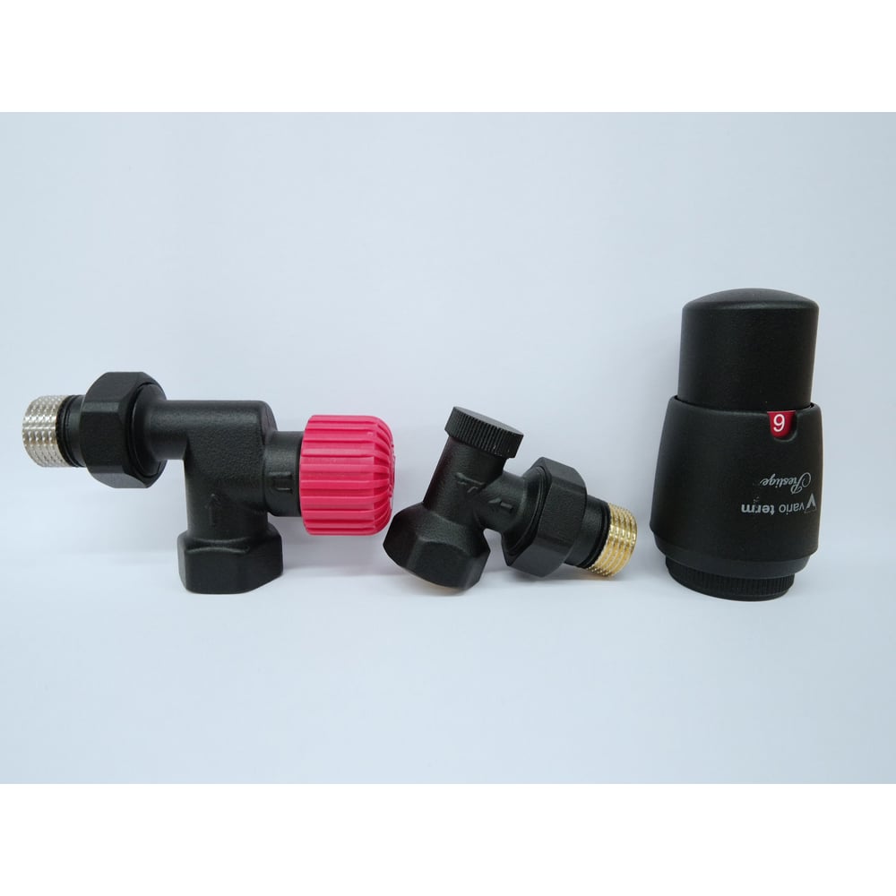 Изображение товара Комплект для подключения Vario Term Axi Eleganckie черный угловой