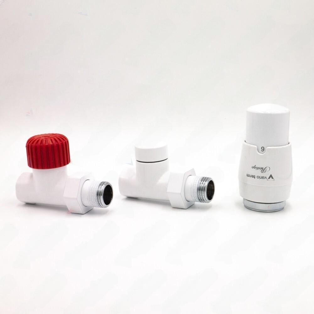 Изображение товара Комплект для прямого подключения с термоголовкой Vario Term Royal белый