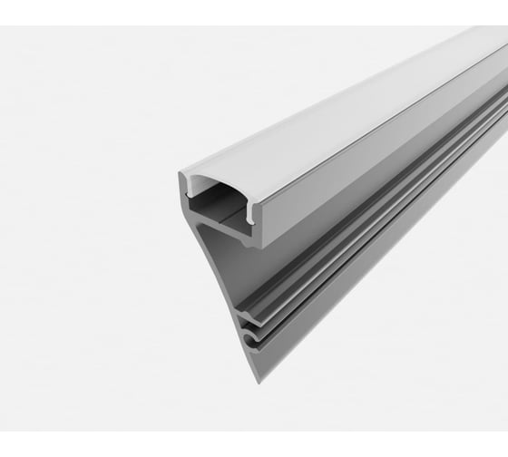 Изображение товара Комплект алюминиевого профиля Ledcraft с экраном и заглушками LC-NS1636M16-2 1617000065