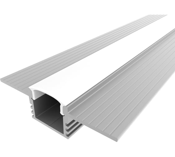 Изображение товара Комплект алюминиевого профиля Ledcraft с экраном и заглушками LC-LPSH1246M16-2 1617000131