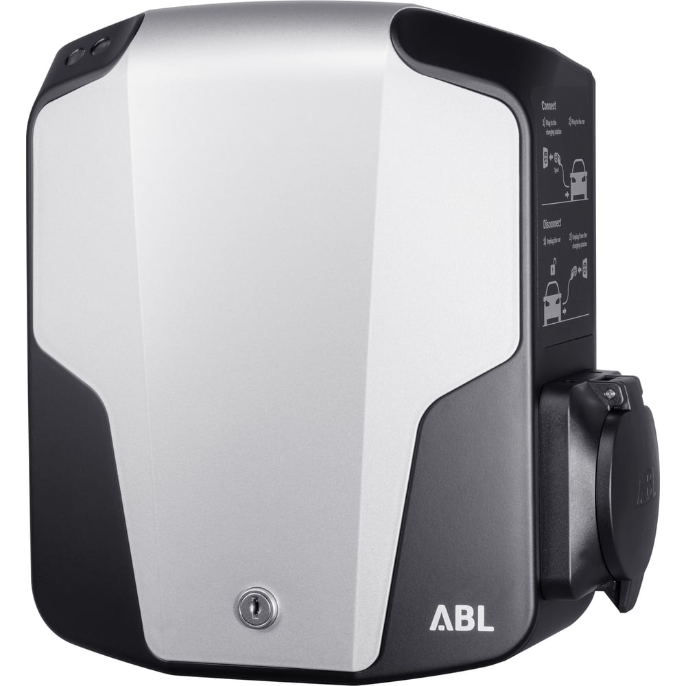 фото Зарядная станция abl emh1 с 1 розеткой, 3 фазн., тип 2, 32 а, 22 квт 1w2221