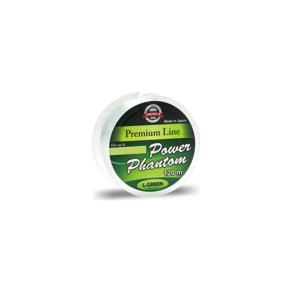 Изображение товара Леска Power Phantom Premium Line GREEN 120м, 0.18мм
