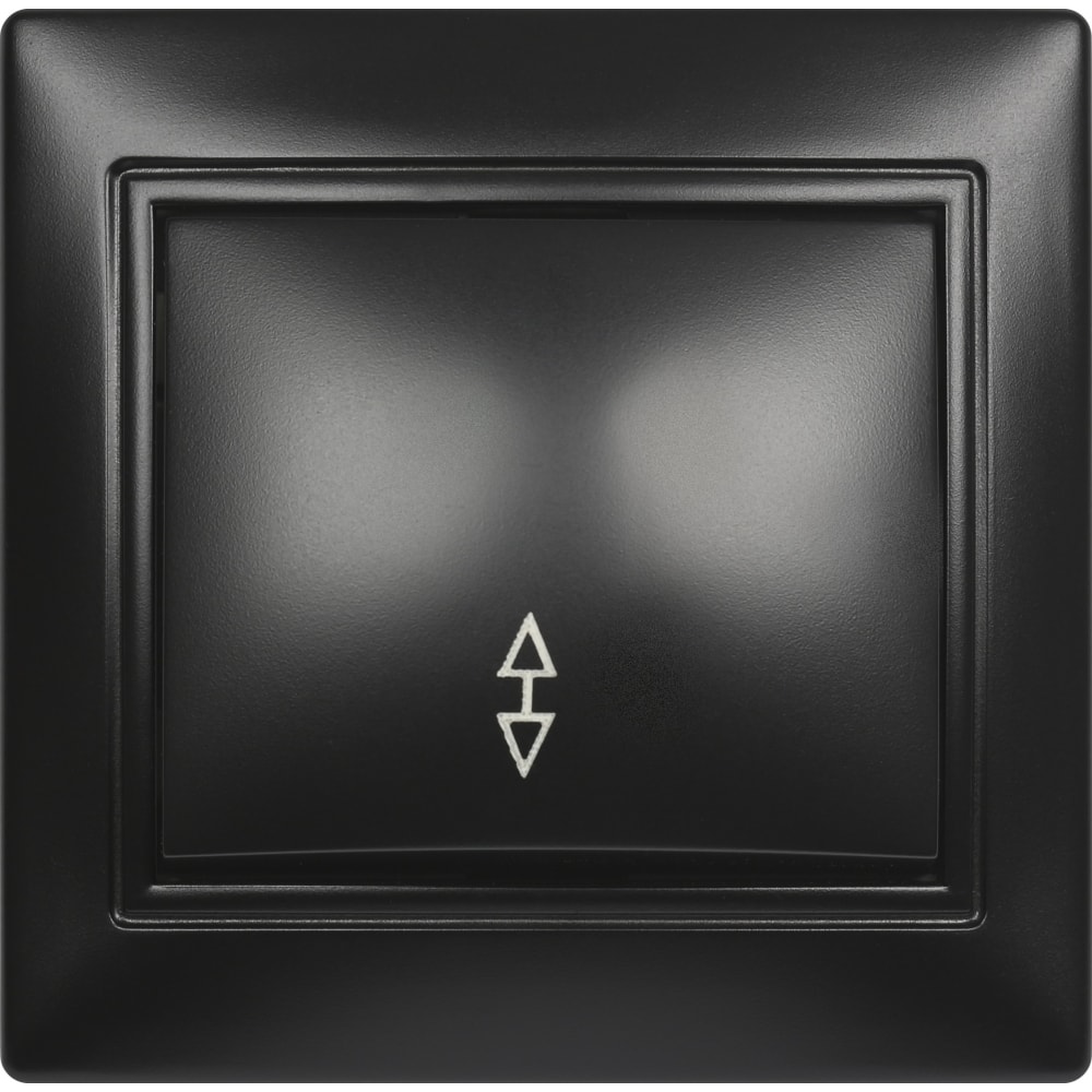 фото Проходной выключатель smartbuy 1-клавишный 10а черный венера sbe-01b-10-sw12-0-c