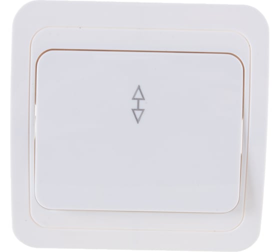Изображение товара Проходной выключатель Smartbuy 1-клавишный 10А белый Марс SBE-02w-10-SW12-0